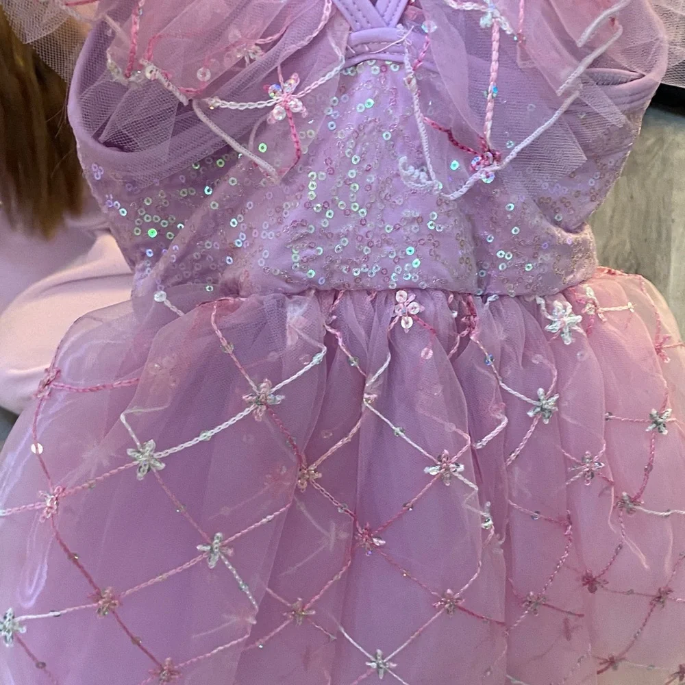 Revolution Sparkling Pink Kids Dance Dress (x2 available)